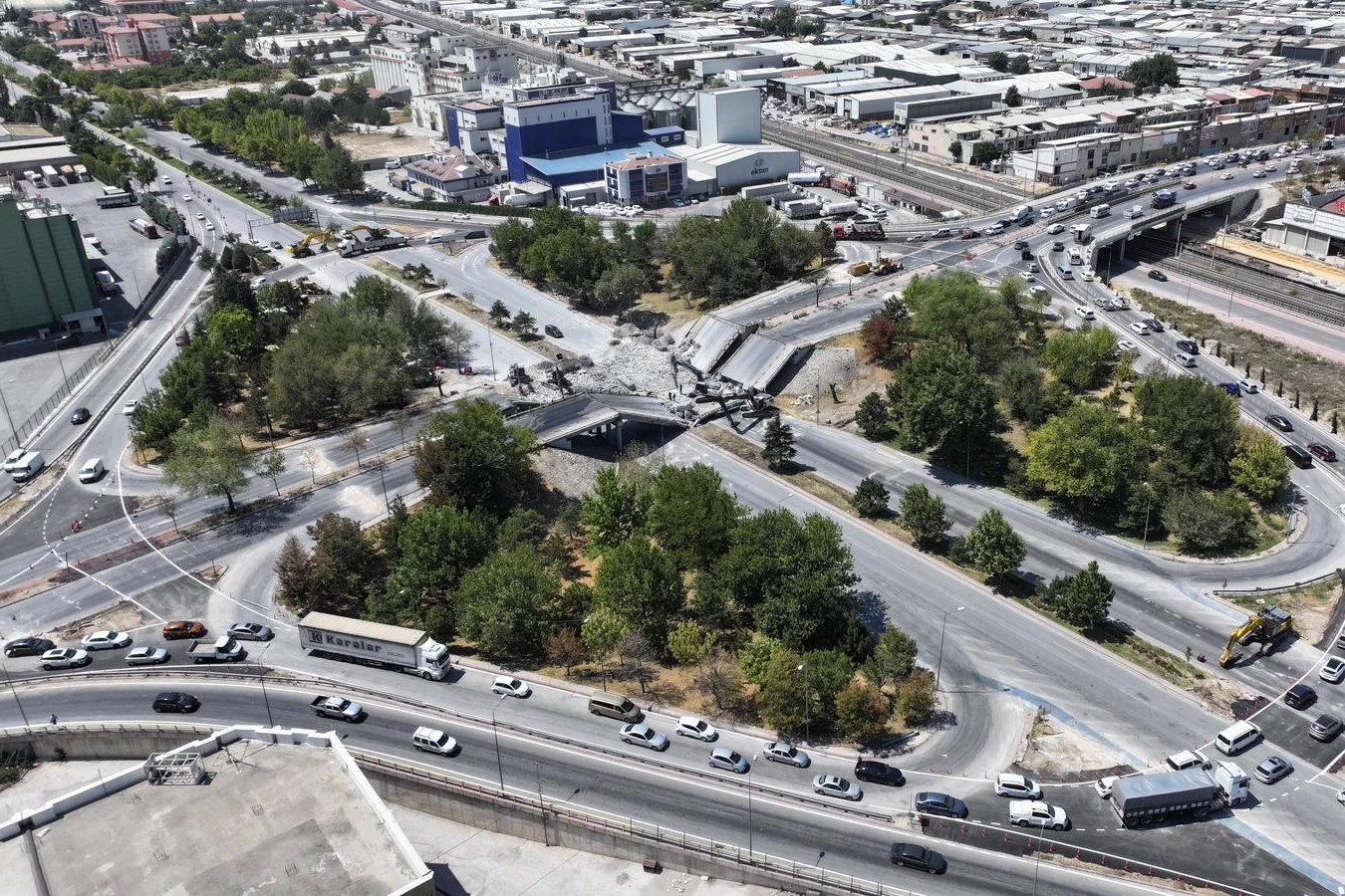 Konya’da trafik rahatlatılıyor: Marangozlar kavşağı yenileniyor