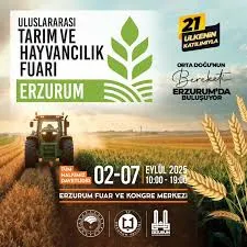 Uluslararası Tarım Fuarı ve Kongresi 2–7 Eylül’de Erzurum’da