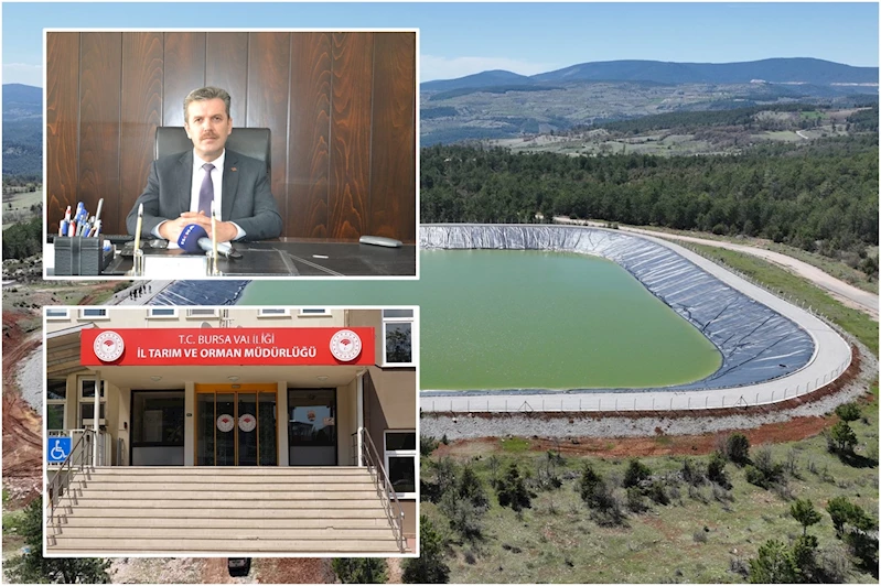 Bursa Tarım ve Orman İl Müdürü Acar: Çiftçiler sulama alışkanlıklarını değiştirmeli