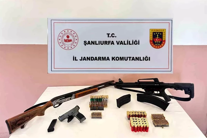 Şanlıurfa’da ruhsatsız silah operasyonu