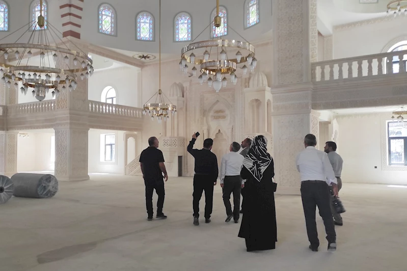 Sason Merkez Camii inşaatında inceleme