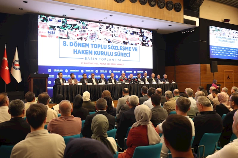 Memur-Sen Genel Başkanı Yalçın: Hakem’in kararı tam anlamıyla haksız, hakkaniyetsiz, adaletsizdir
