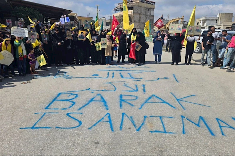 ABD elçisi Barrack’ın ziyareti öncesi Güney Lübnan’da protesto