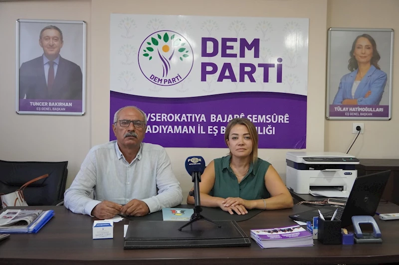 DEM Parti Adıyaman İl Eş Başkanı Gönül Şahin’den Adıyaman halkına çağrı    - Videolu Haber