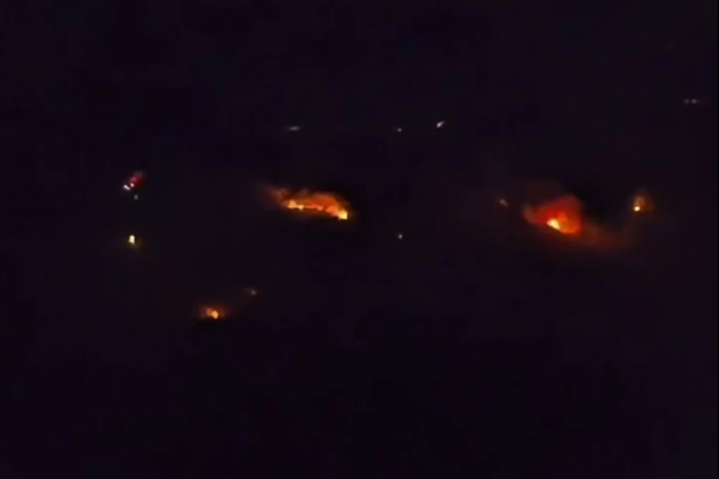 Bursa Yenişehir’deki yangın büyük ölçüde kontrol altında