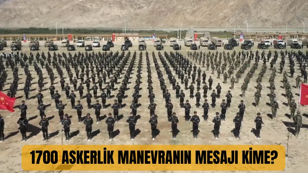 1700 ASKERLİK MANEVRANIN MESAJI KİME?