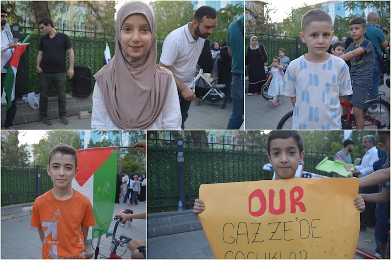 Siirtli çocuklardan vicdanlara çağrı: Gazze