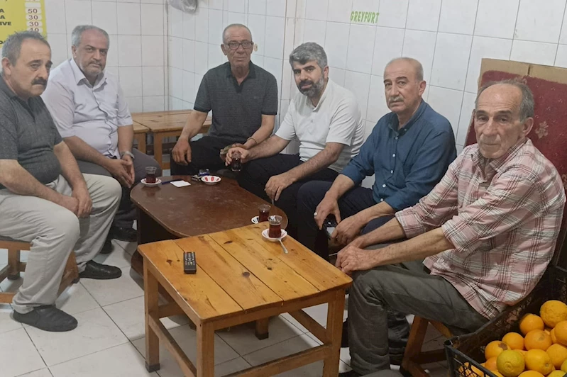 HÜDA PAR Milletvekili Faruk Dinç Mersin’de esnaf ve vatandaşlarla buluştu