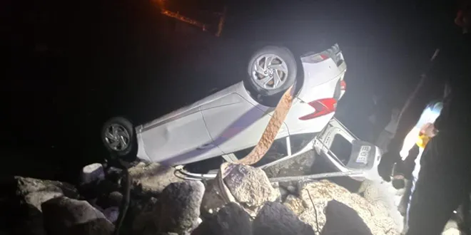 Erzurum’da otomobil nehre uçtu: 1 ölü, 1 yaralı, 1 kişi kayıp