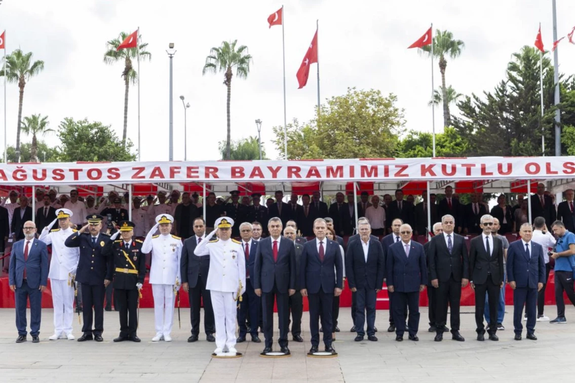 Mersin’de 30 Ağustos coşkusu törenlerle yaşandı