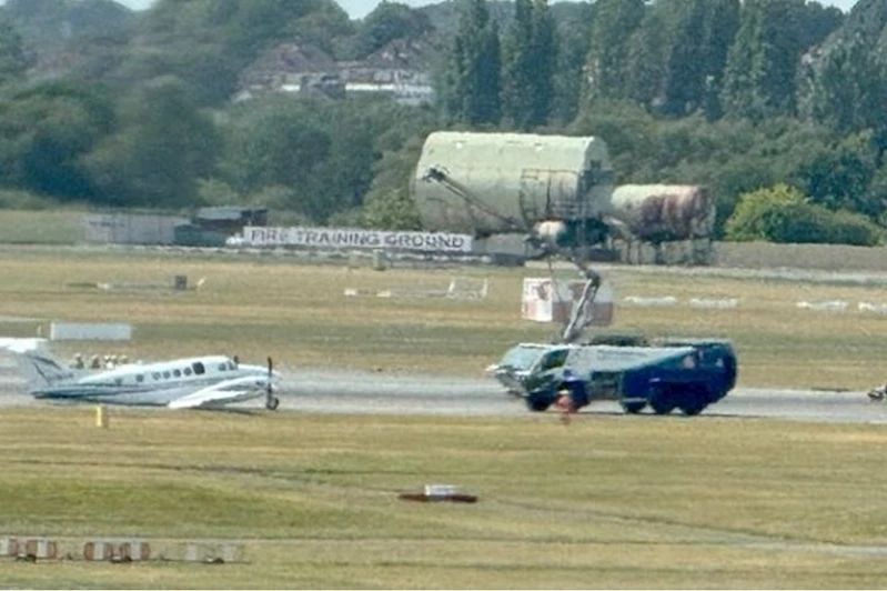 Birmingham Havalimanı, kaza sonrası tüm uçuşları durdurdu