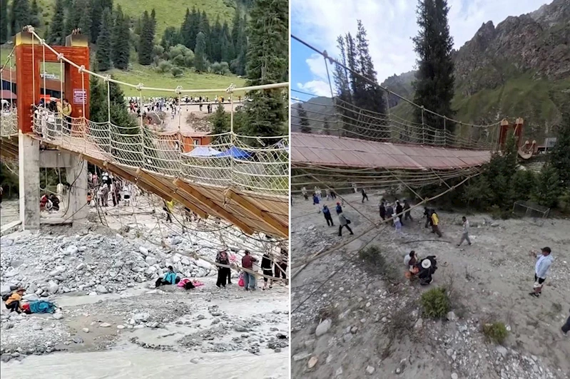 Asma köprünün halatı koptu: 5 ölü, 24 yaralı