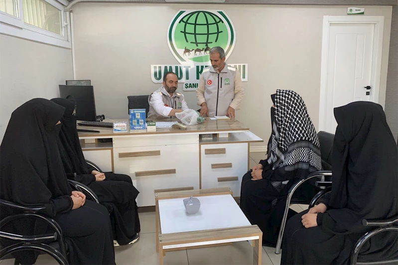 Şanlıurfa’da Kur’an kursu öğrencilerinden Gazze’ye anlamlı destek