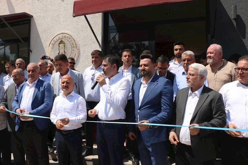 Bakan Murat Kurum Adıyaman Kent Meydanı’nda iki iş yerinin açılışını yaptı  - Videolu Haber