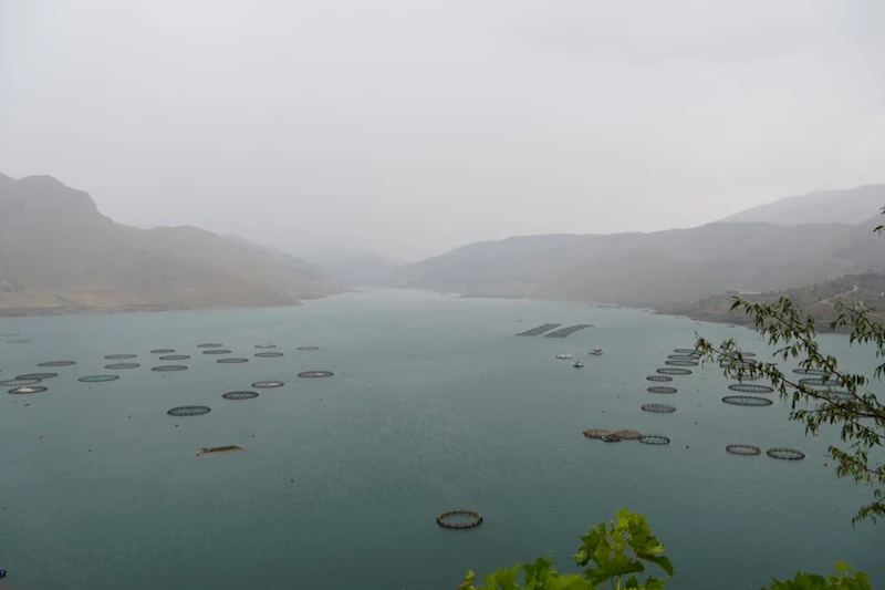 Çelikhan’a yağan yağmur yüzen adalara hayat verdi  - Videolu Haber