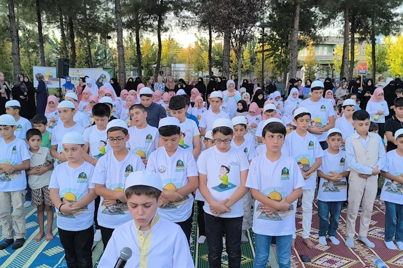 Midyat’ta “Hayat Namazla Güzeldir” etkinliği finalinde Gazze’ye vurgu yapıldı 