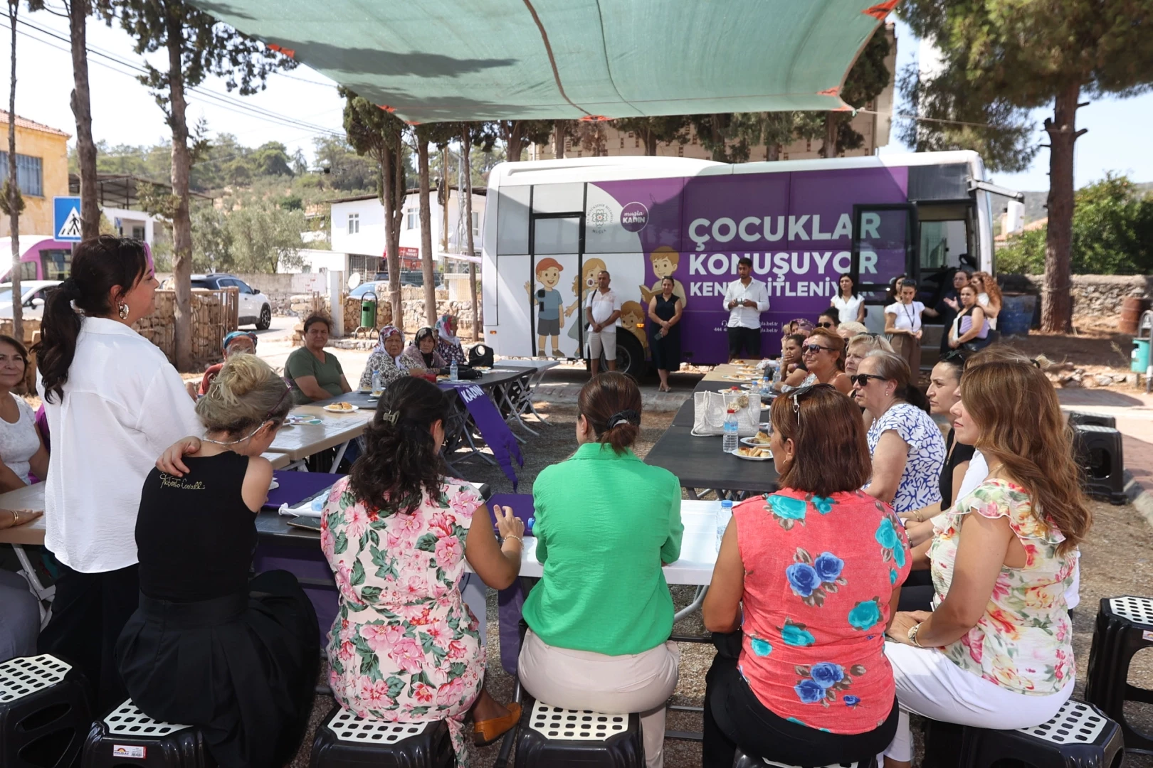 Muğla’da kadınlara ve çocuklara gezici destek