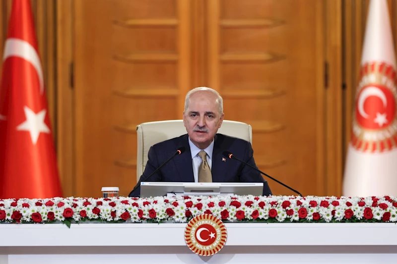TBMM Başkanı Kurtulmuş: israilin saldırılarına karşı bölge halkları dayanışma içinde olmalı