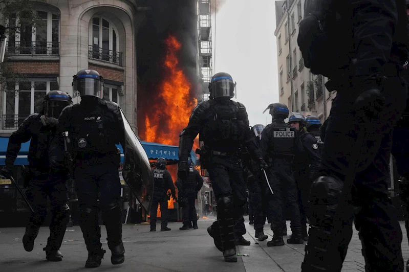 Fransa’daki protestolarda 675 kişi gözaltına alındı