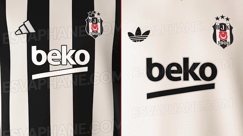 Beşiktaş’ın 2026-27 formaları sızdı: Retro detaylar dikkat çekiyor