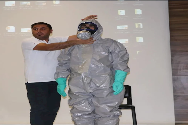 Bingöl Devlet Hastanesi’nde KBRN ünitesi denetimi ve farkındalık eğitimi gerçekleştirildi