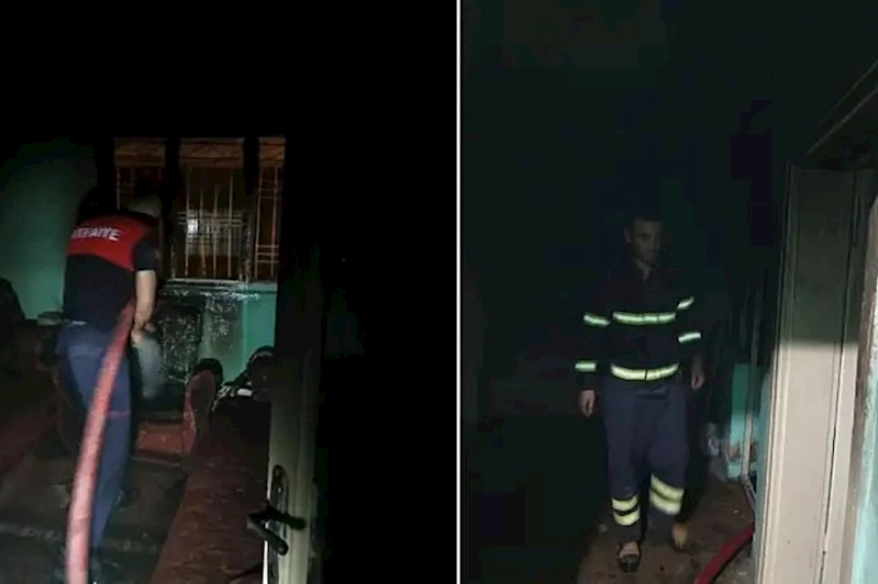  Siirt’te çıkan yangında ev kullanılamaz hale geldi