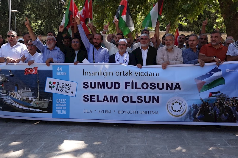 Şanlıurfa’da Sumud Filosu’na destek açıklaması