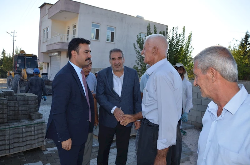 Kaymakam Soysal, Kahta’nın Ortanca Köyü’ndeki çalışmaları yerinde inceledi  