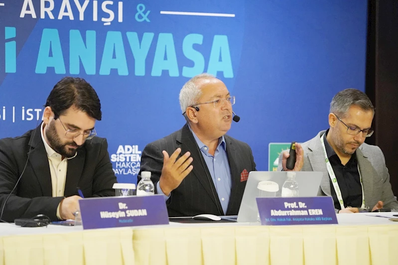 Prof. Dr. Eren: Şu anda tek ihtiyaç darbe anayasasından kurtulmaktır