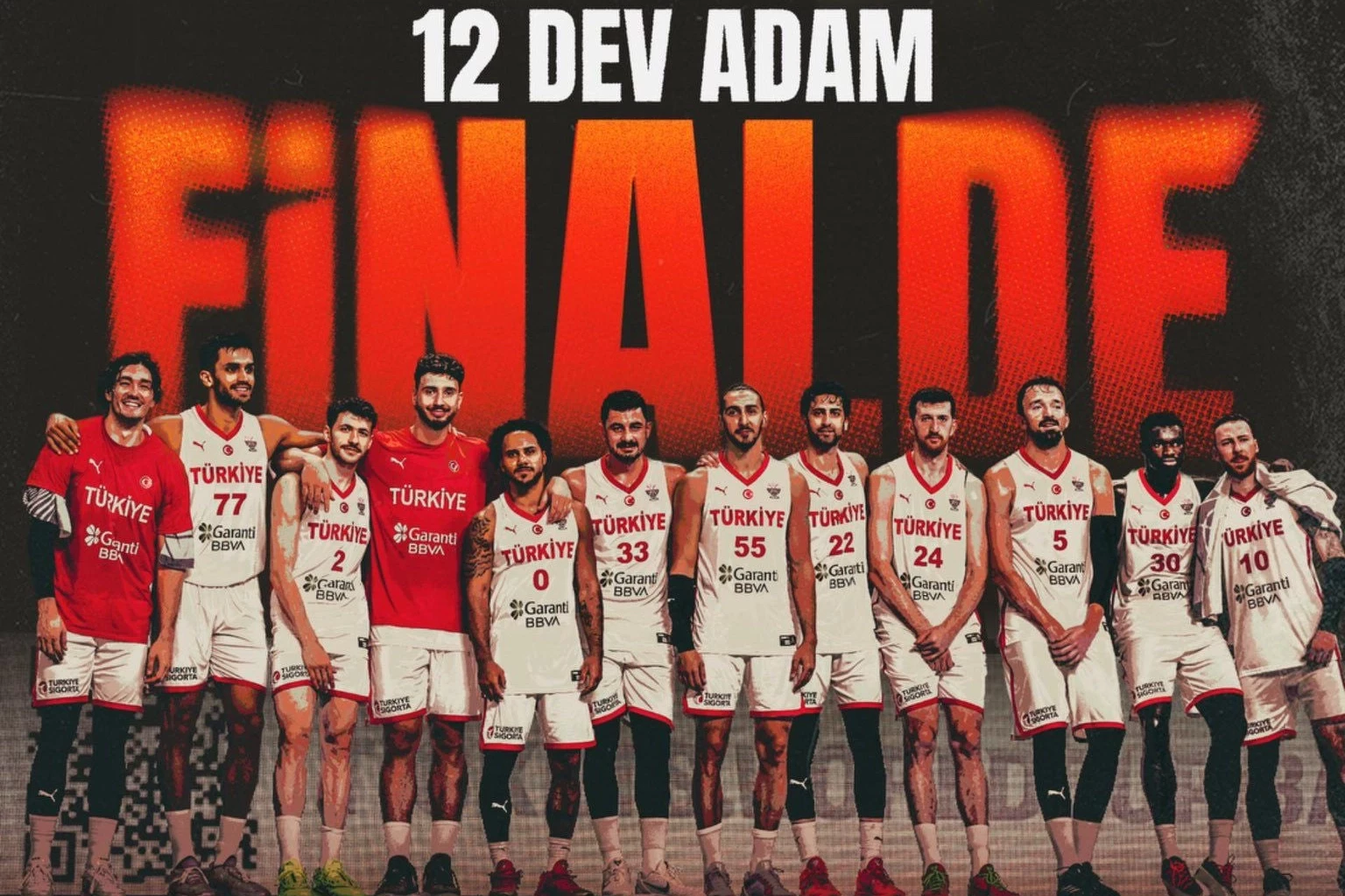 12 Dev Adam finalde! Türkiye, FIBA 2025