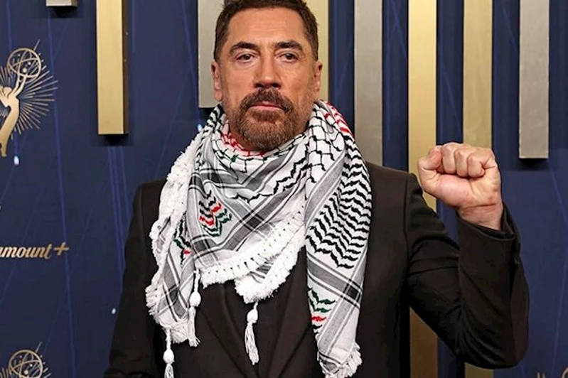 İspanyol aktör Javier Bardem, ödül töreninde Filistin halkına destek istedi