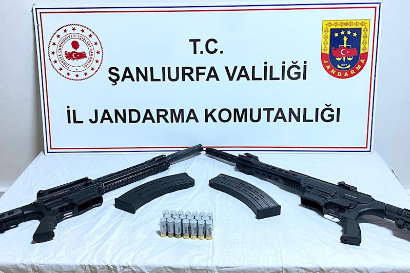 Şanlıurfa’da uyuşturucu ve silah operasyonu: 3 gözaltı