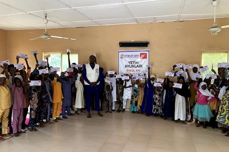 Yetimler Vakfı Nijeryalı yetimleri bu ayda unutmadı