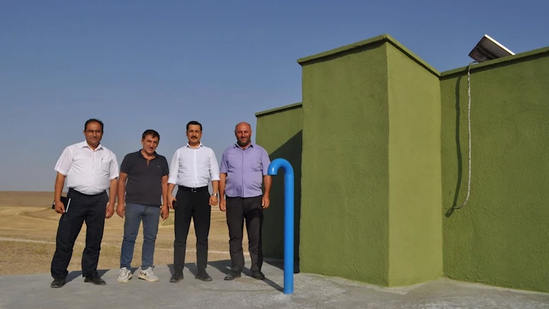 Kaymakam Demirtaş, Su Deposu çalışmasını yerinde inceledi