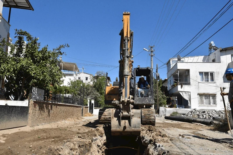 BASKİ’den Burhaniye’ye Kanalizasyon Atağı