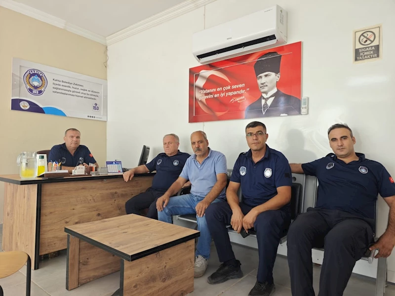 Zabıta Haftası kapsamında Kahta Otogar Zabıta Karakolu’na ziyaret 