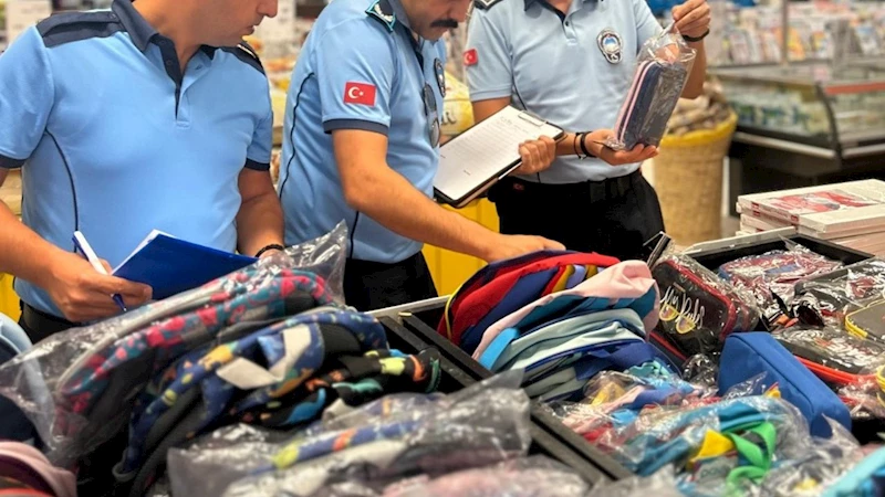 Zabıtadan yeni eğitim öğretim yılı öncesi sıkı denetim