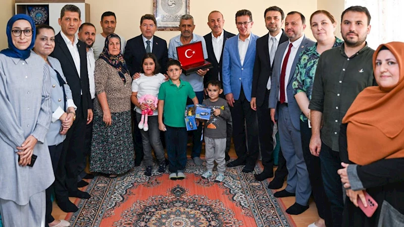 Adalet Bakanı Tunç’tan Şehit ailelerine ziyaret