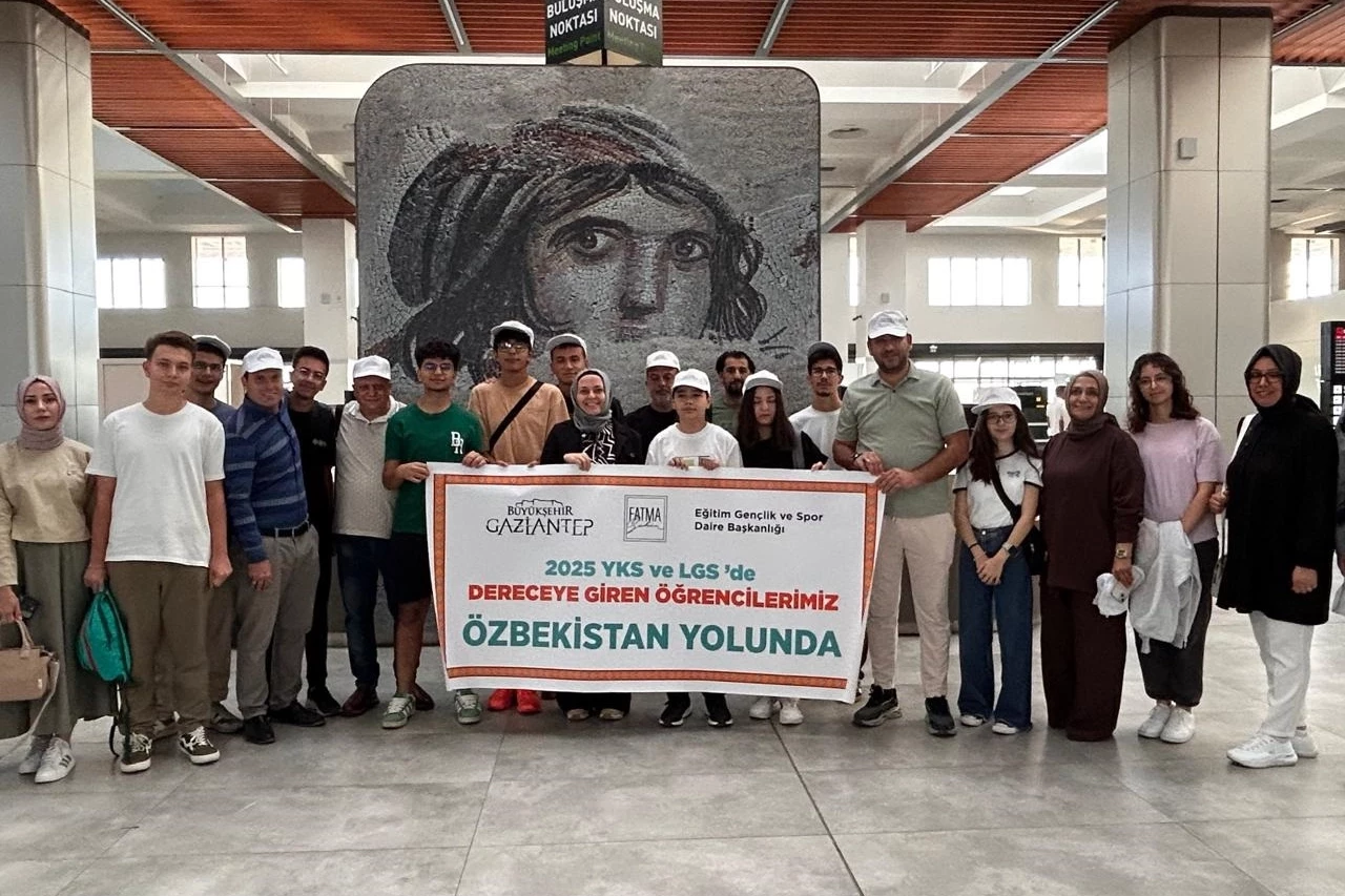 Gaziantep’in başarılı öğrencileri Özbekistan yolcusu