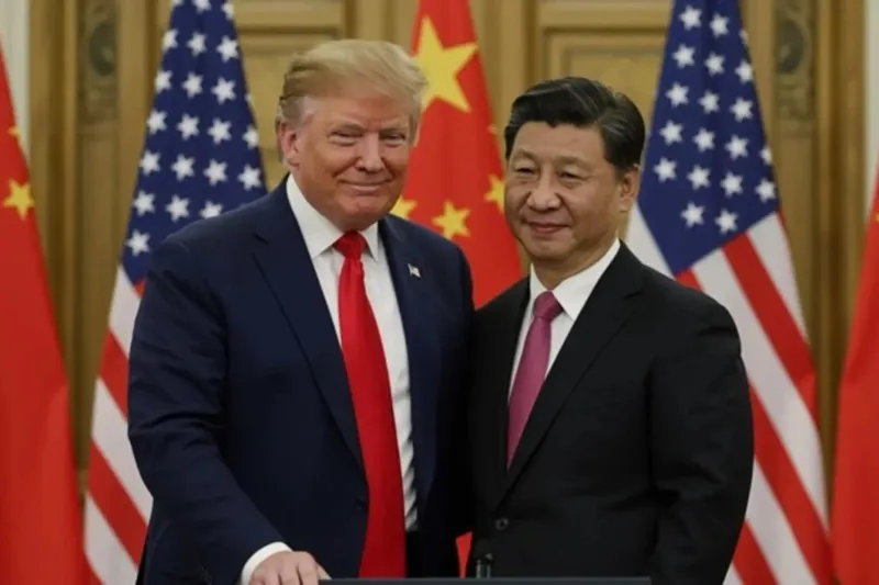 Trump ile Çin Devlet Başkanı Şi Güney Kore