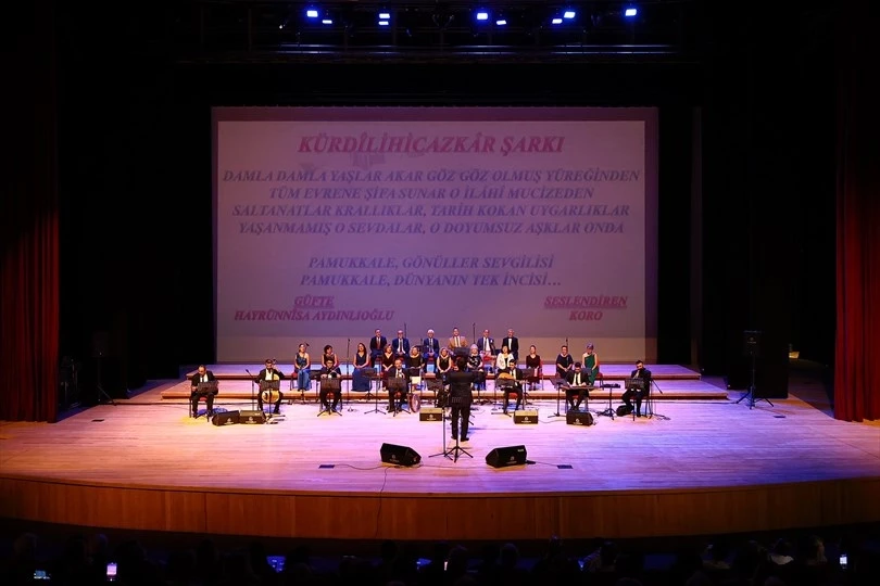 Denizli’de “Pamukkale” ezgileri yankılandı