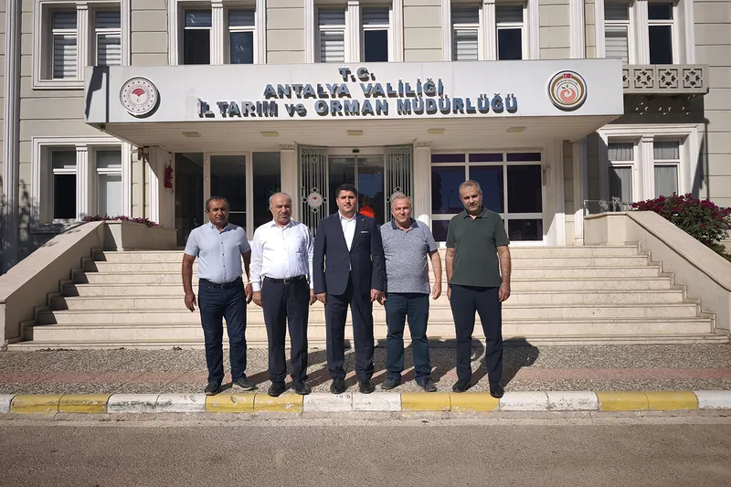 HÜDA PAR heyetinden Antalya İl Tarım ve Orman Müdürlüğüne ziyaret