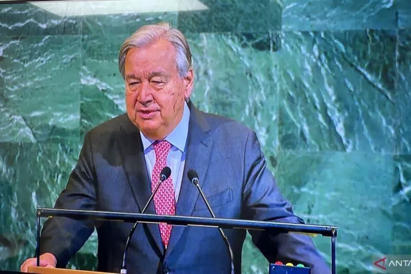 Guterres: Bağımsız Filistin devletinin kurulması, halkın hakkıdır, ödül değildir