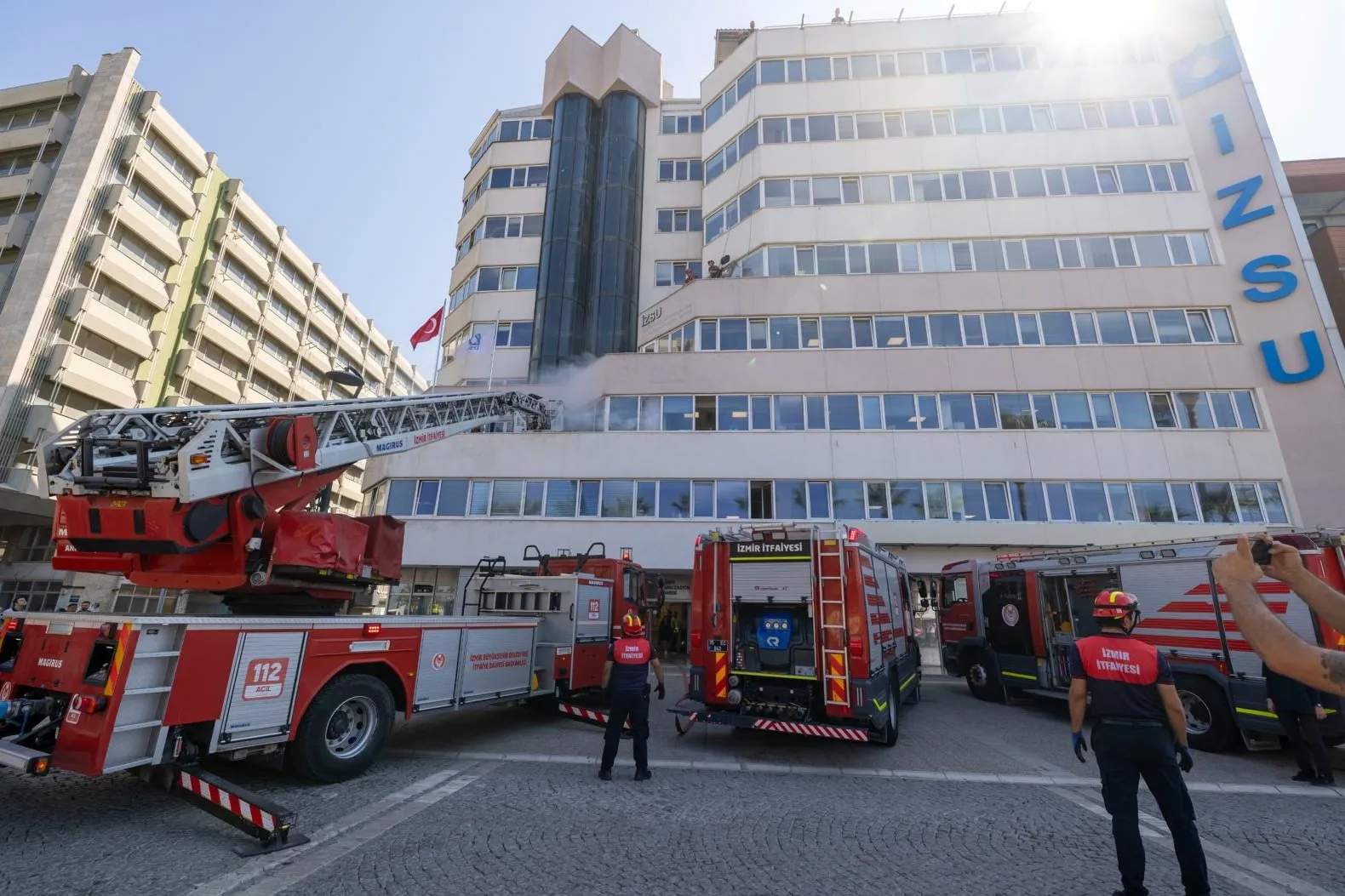 İZSU’daki tatbikat gerçeği aratmadı!