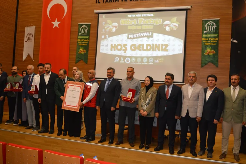 Siirt fıstığı coğrafi işaretle tescillendi