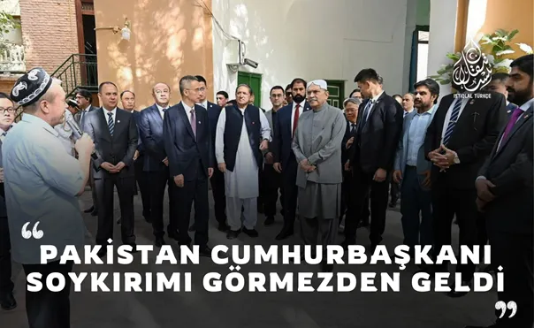 Pakistan Cumhurbaşkanı soykırımı görmezden geldi