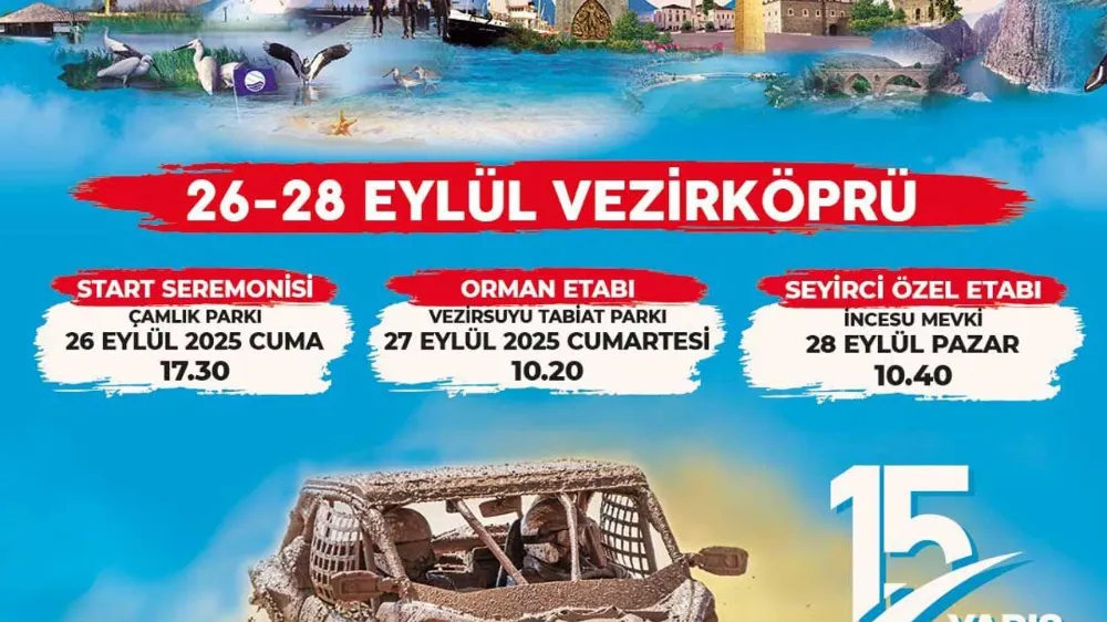  Samsun’da Türkiye Off-Road Şampiyonası’nın 4’üncü Ayağı Başlıyor