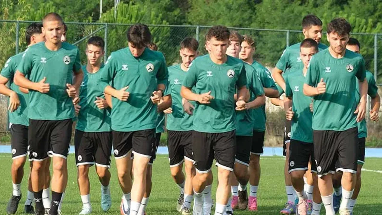 Giresunspor Orduspor maçına hazırlanıyor