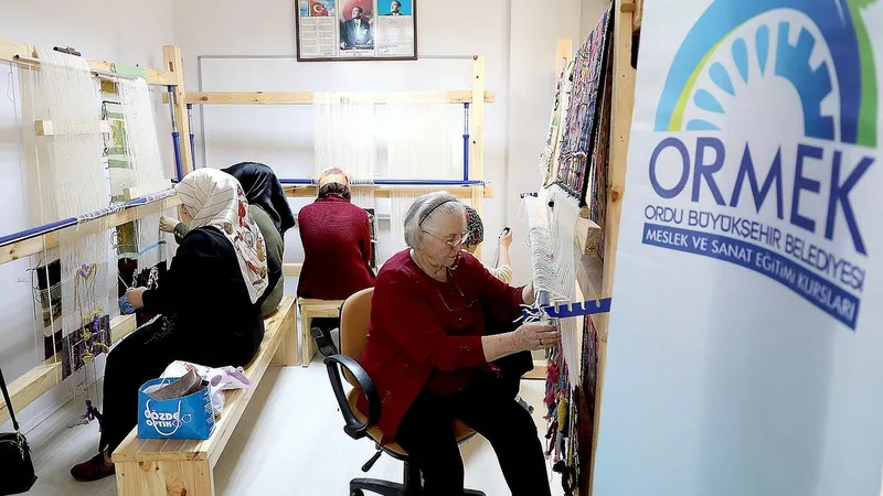 Bu gurur ORMEK’in: 114 bin kişiye meslek ve sanat eğitimi