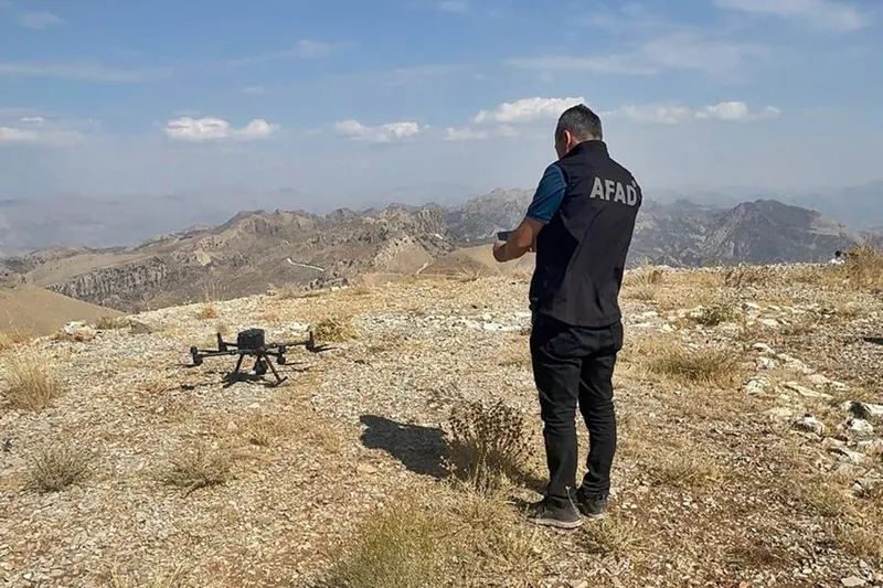 AFAD, Şırnak’ta Cudi Dağı Sefine Bölgesinde Lidar teknolojisi ile veri topladı